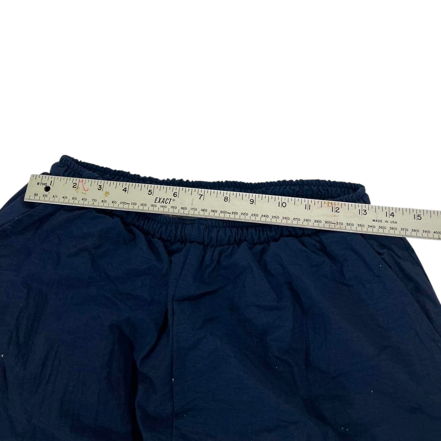 VINTAGE 90S MADE IN NZ TRACK PANTS WITH ELASTIC WAIST AND DRAWSTRING (M)