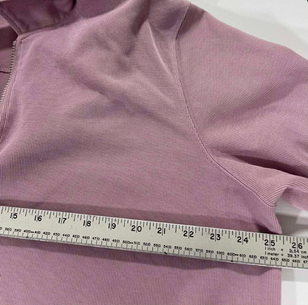 Y2K PICKABERRY PINK QUARTER ZIP SWEATSHIRT (XL)