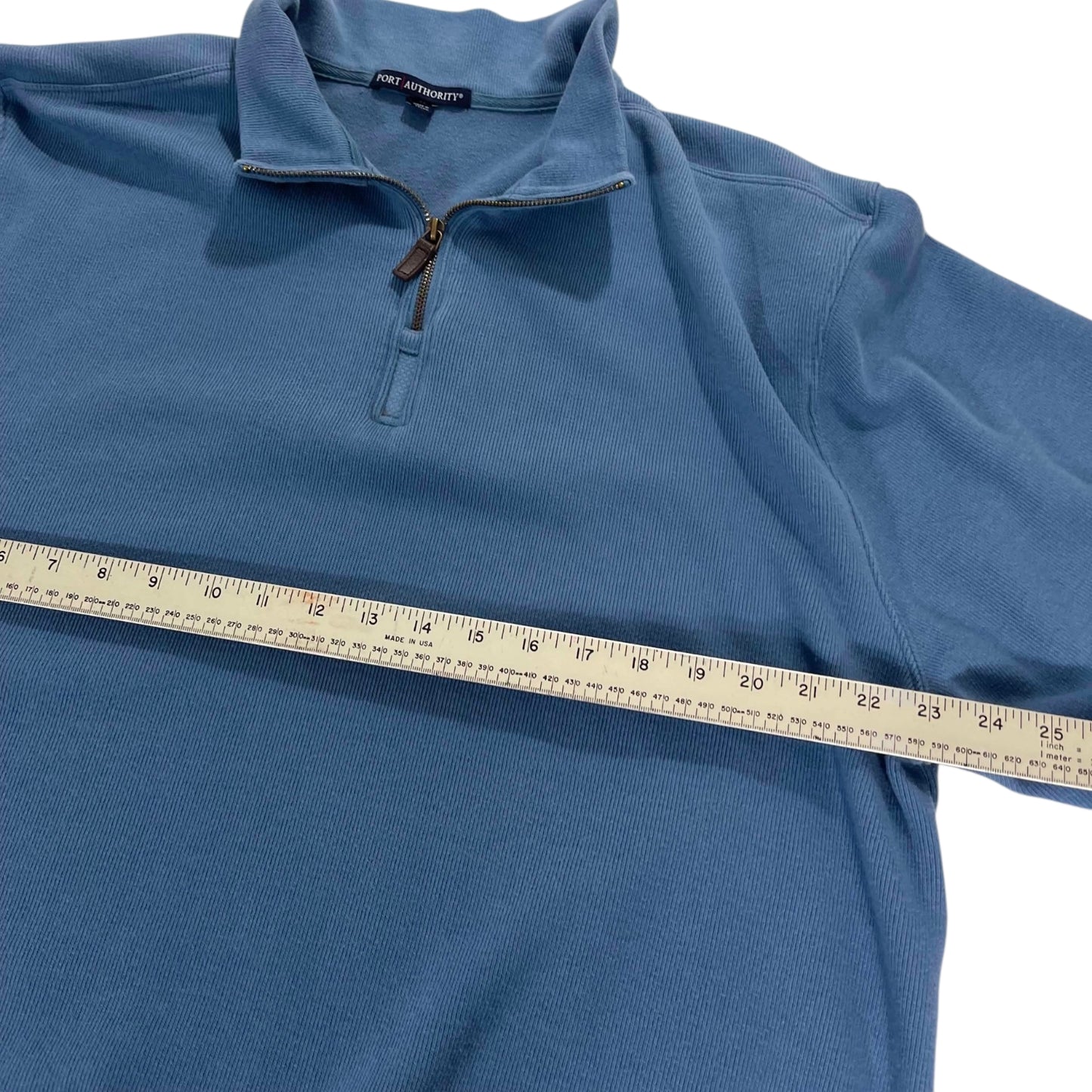 VINTAGE 90S PORT AUTHORITY QUARTER ZIP (XL)