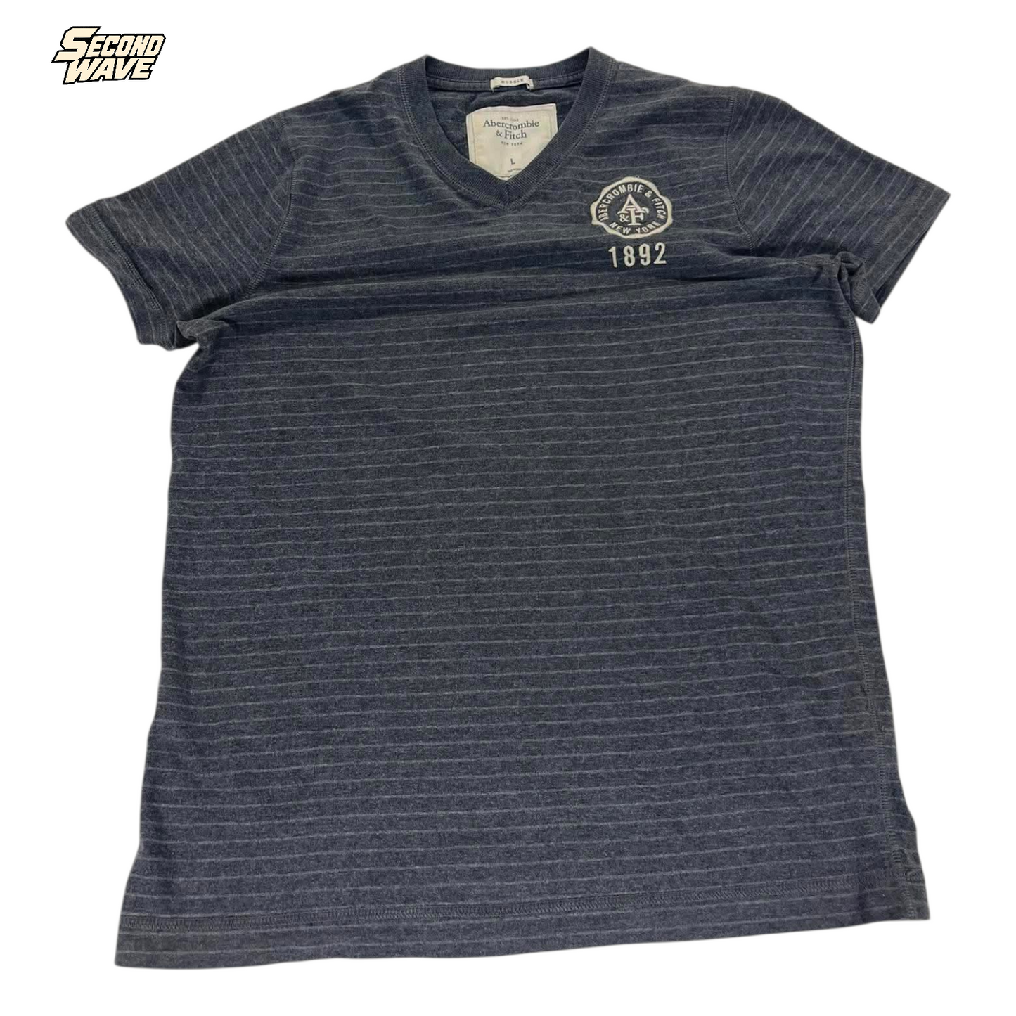 ABERCROMBIE & FITCH V-NECK T-SHIRT (BEST FIT M)