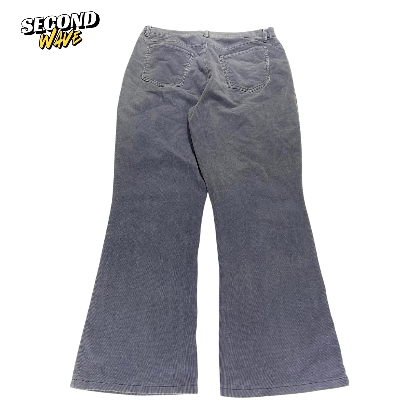 90S SARA GREY CORDUROY FLARE PANTS (34)