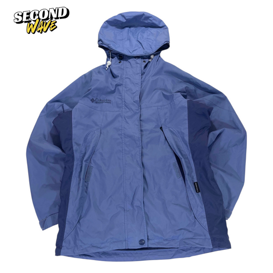 COLUMBIA SPORTSWEAR BLUE & PURPLE WINDBREAKER (M-L)