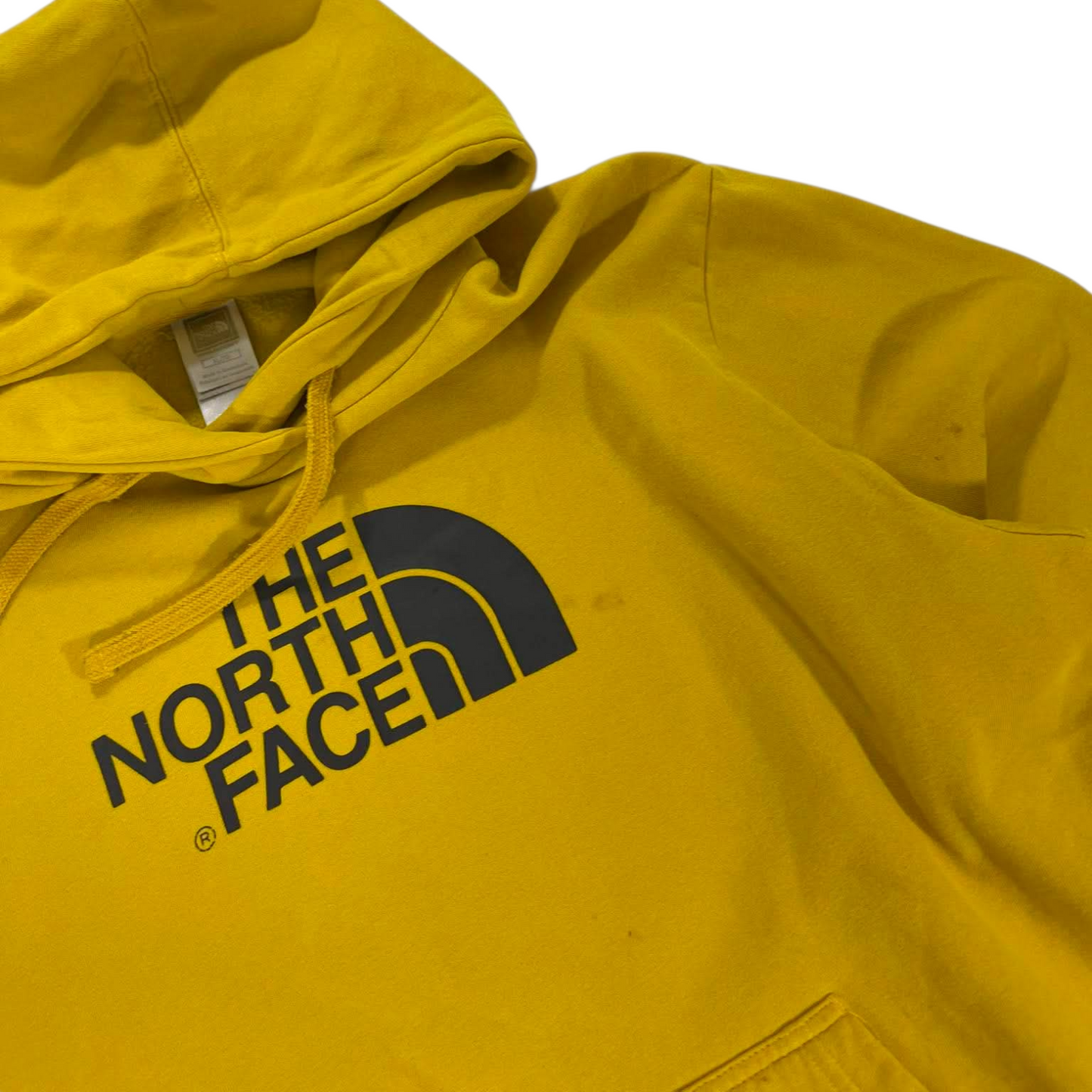 THE NORTH FACE YELLOW HOODIE (XL)