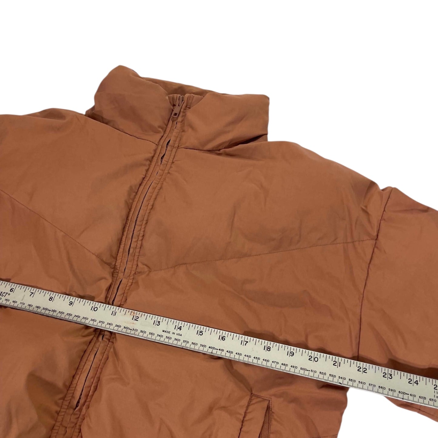 SEED HERITAGE BROWN PUFFER JACKET (UK10)