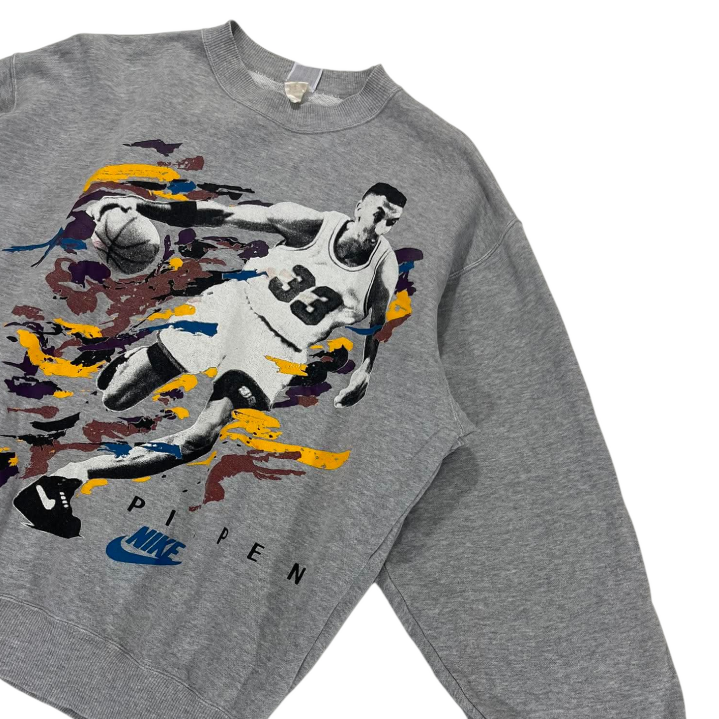 VINTAGE NIKE GREY PIPPEN SWEATSHIRT (M)