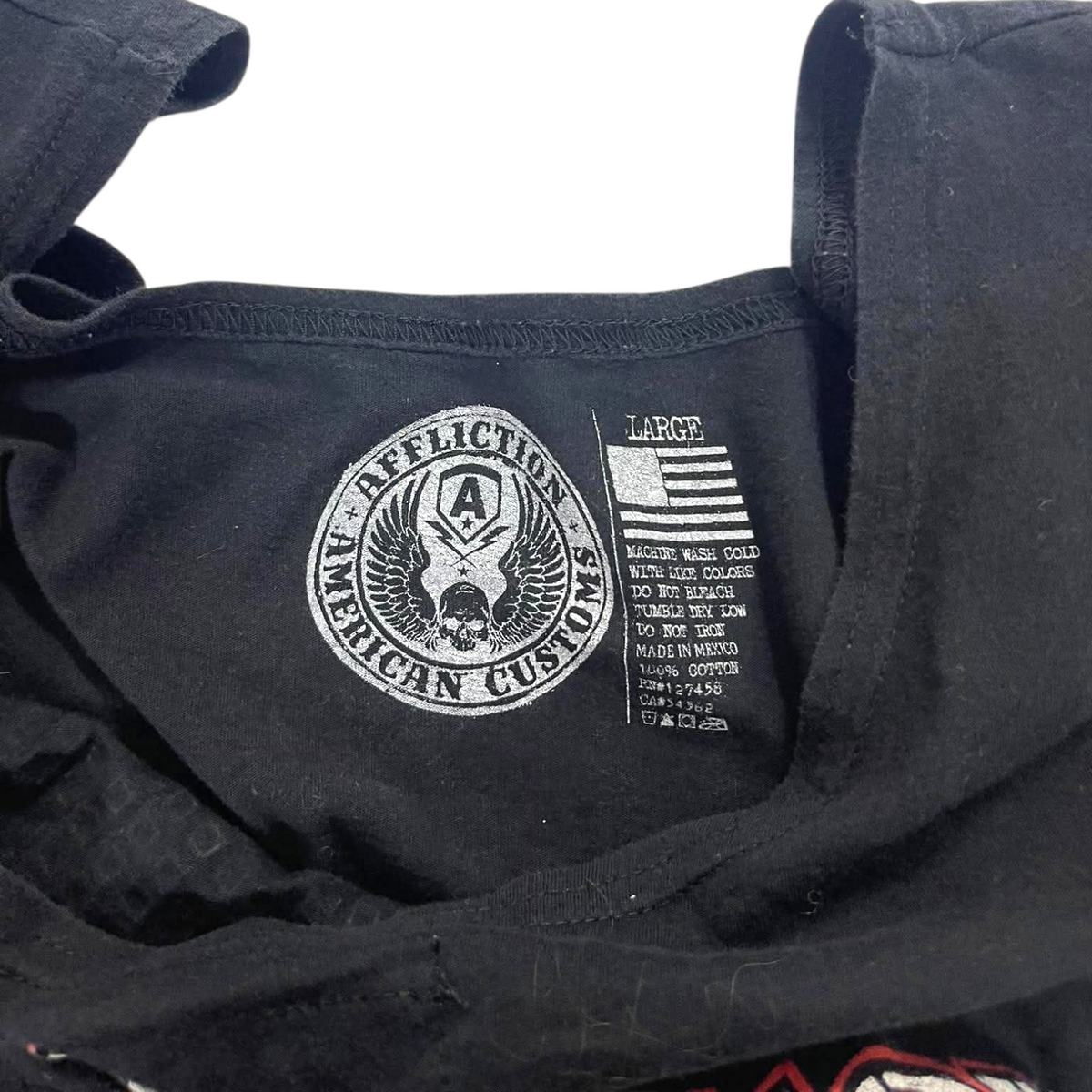 Y2K AFFLICTION WOMEN'S BLACK T-SHIRT (L)