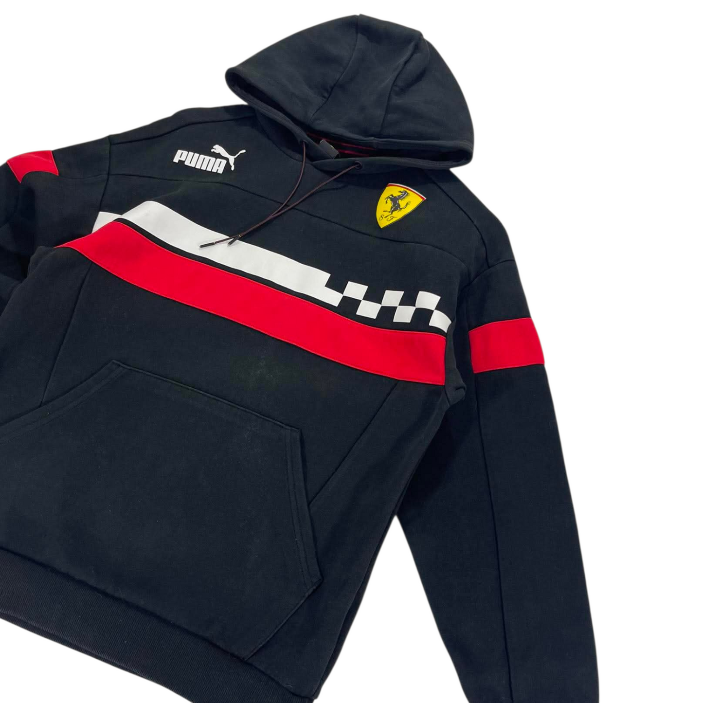 PUMA X FERRARI BLACK HOODIE (M)