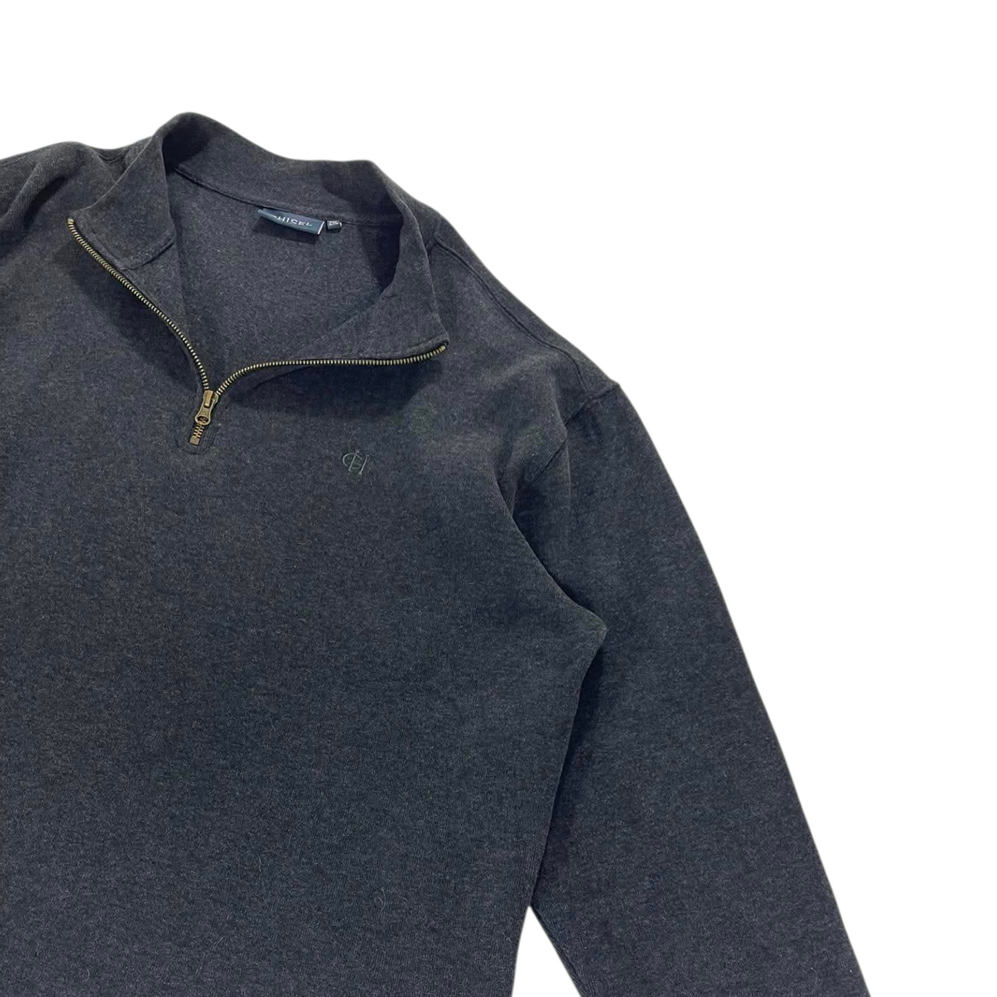 VINTAGE CHISEL QUARTER ZIP SWEATSHIRT (XXL)