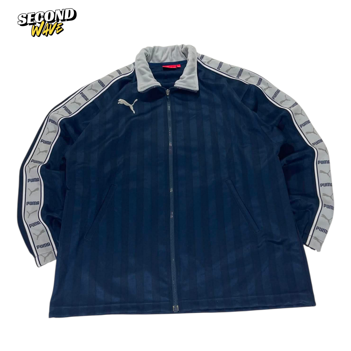 VINTAGE PUMA ZIP UP JACKET (L)