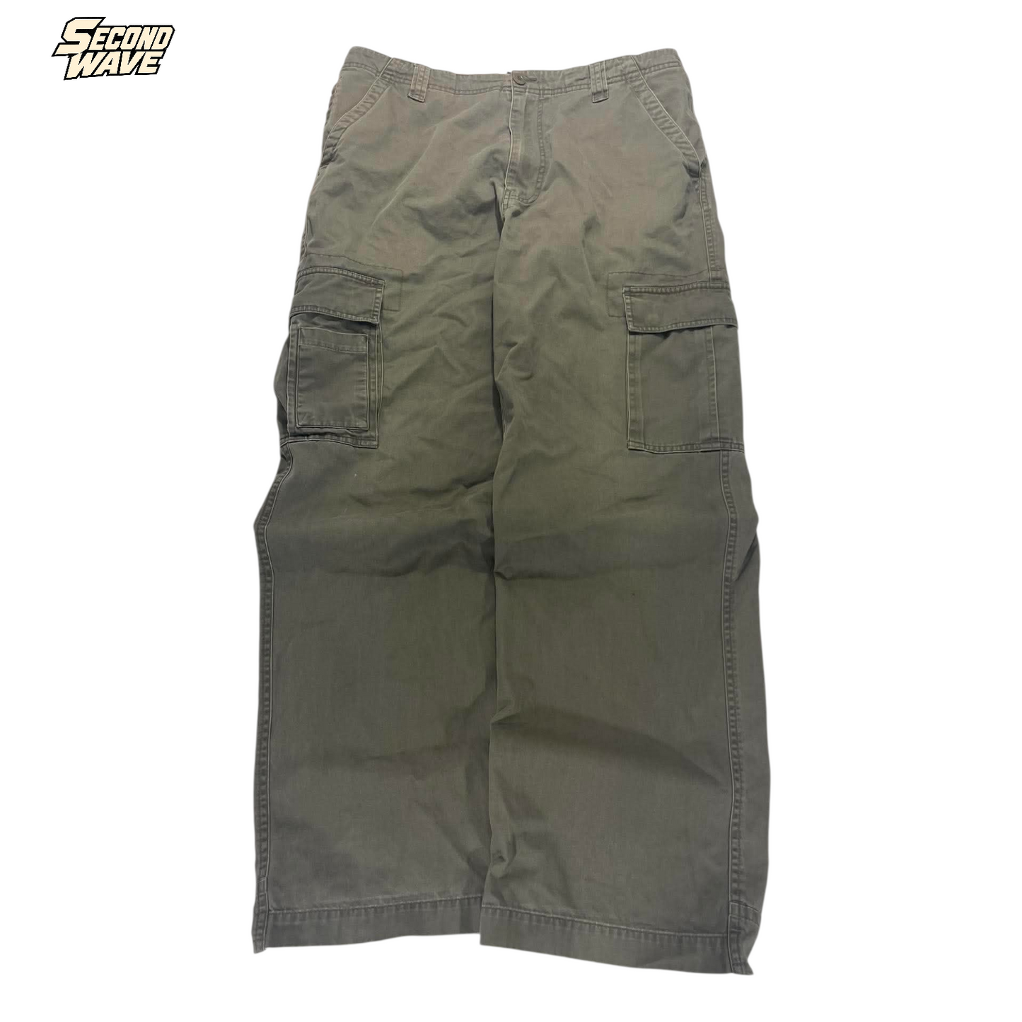 BLUE HARBOUR GREEN OLIVE PANTS (34)