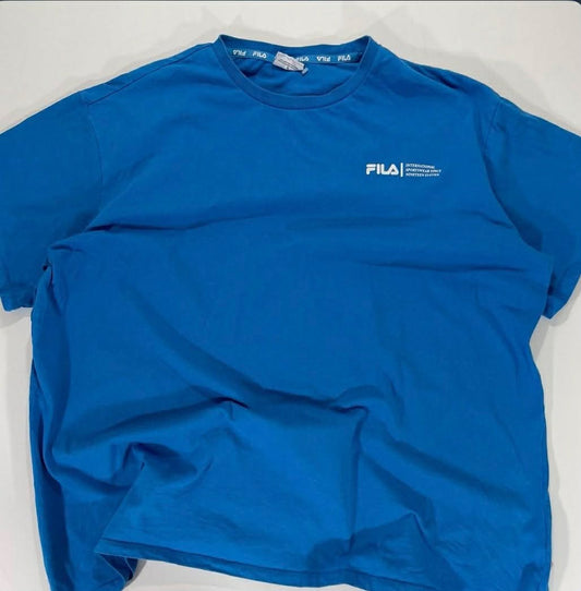VINTAGE FILA BLUE SPORTSWEAR T-SHIRT (L-XL)