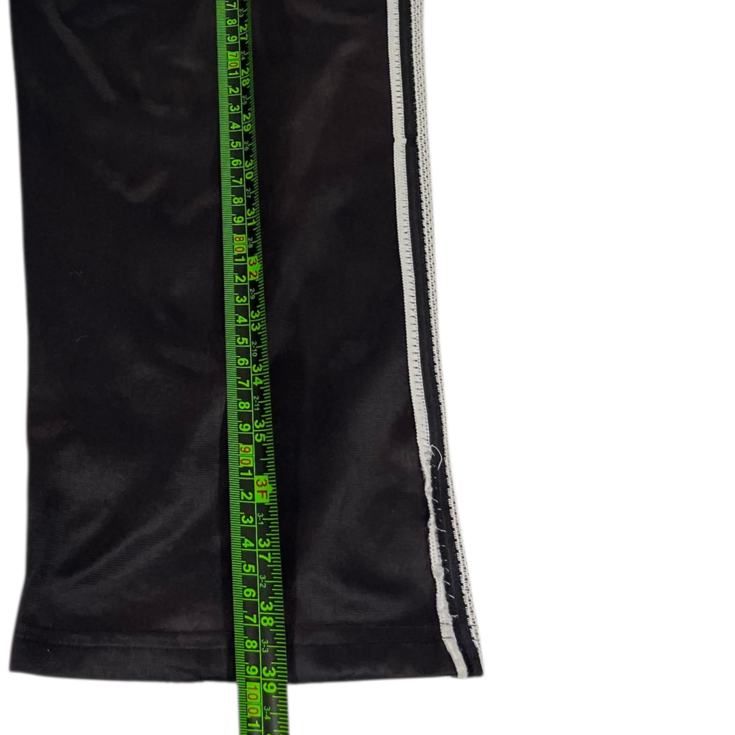 NO SURRENDER BLACK POLYESTER TRACK PANTS (M)