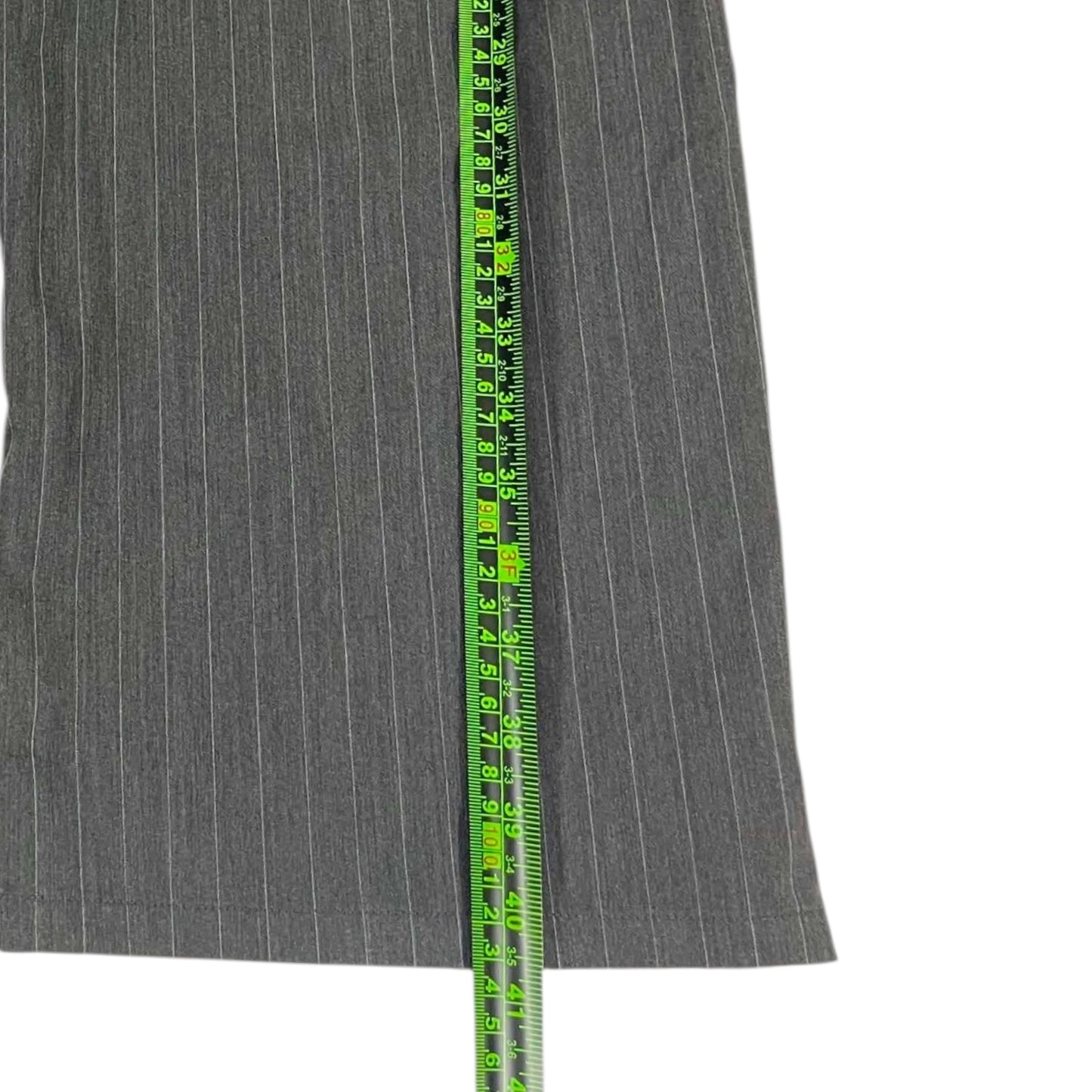 COTTON ON GREY PINSTRIPE WIDE LEG PANTS (L)