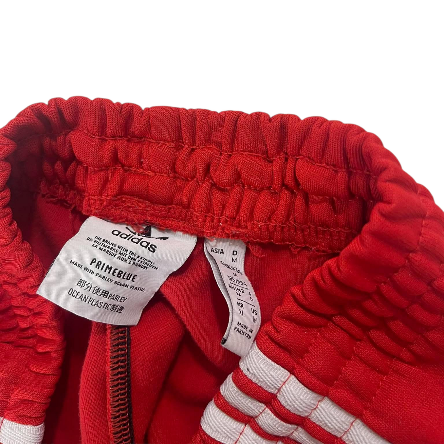 ADIDAS RED TRACK PANTS³ (M)