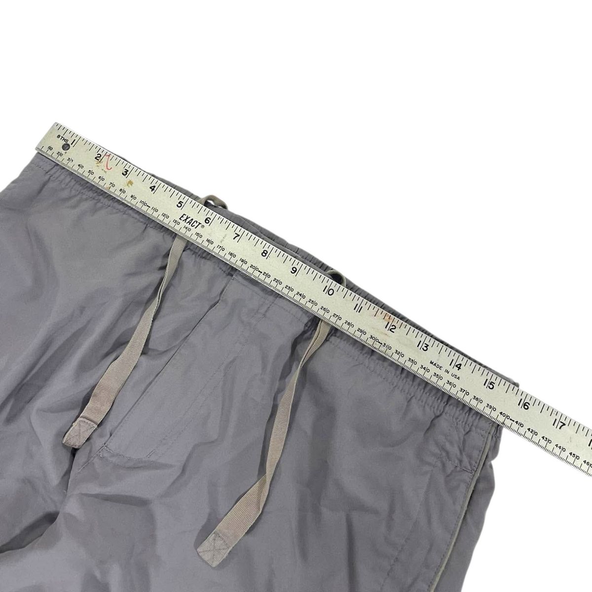 Y2K NIKE BAGGY GRAY TRACK PANTS¹ (M)