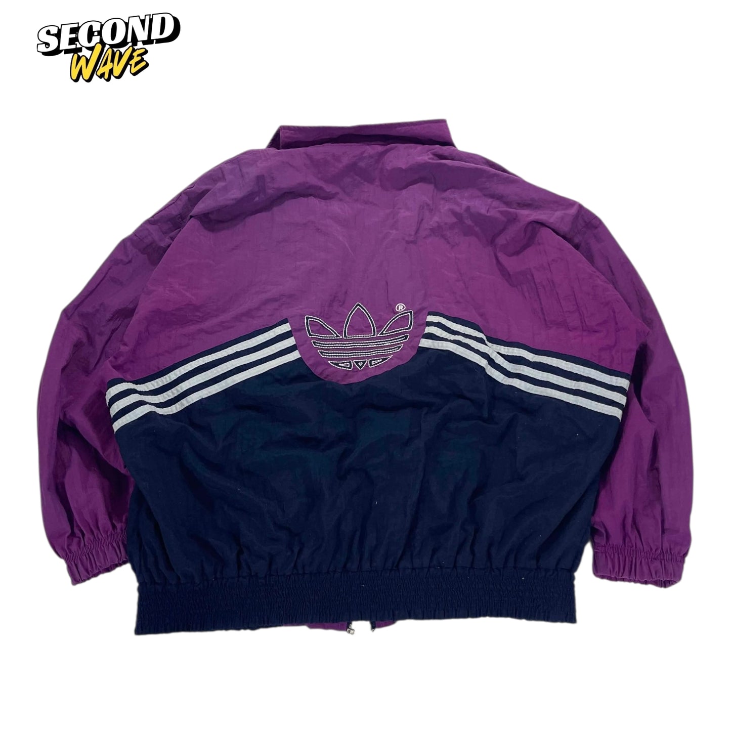 VINTAGE ADIDAS PURPLE WINDBREAKER (L)
