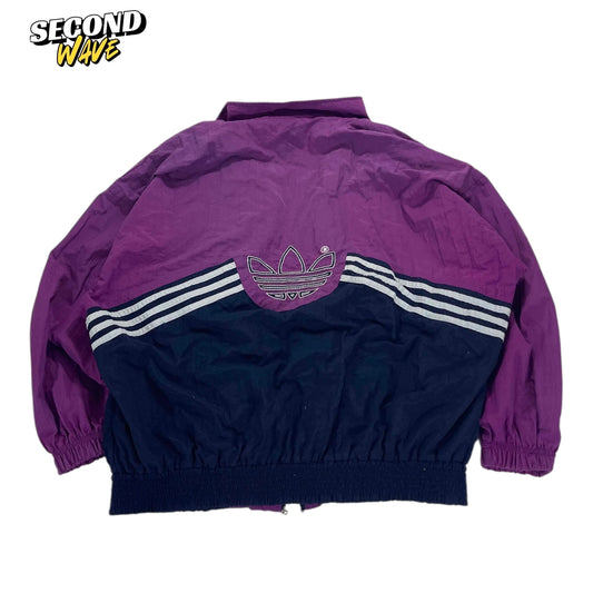 VINTAGE ADIDAS PURPLE WINDBREAKER (L)
