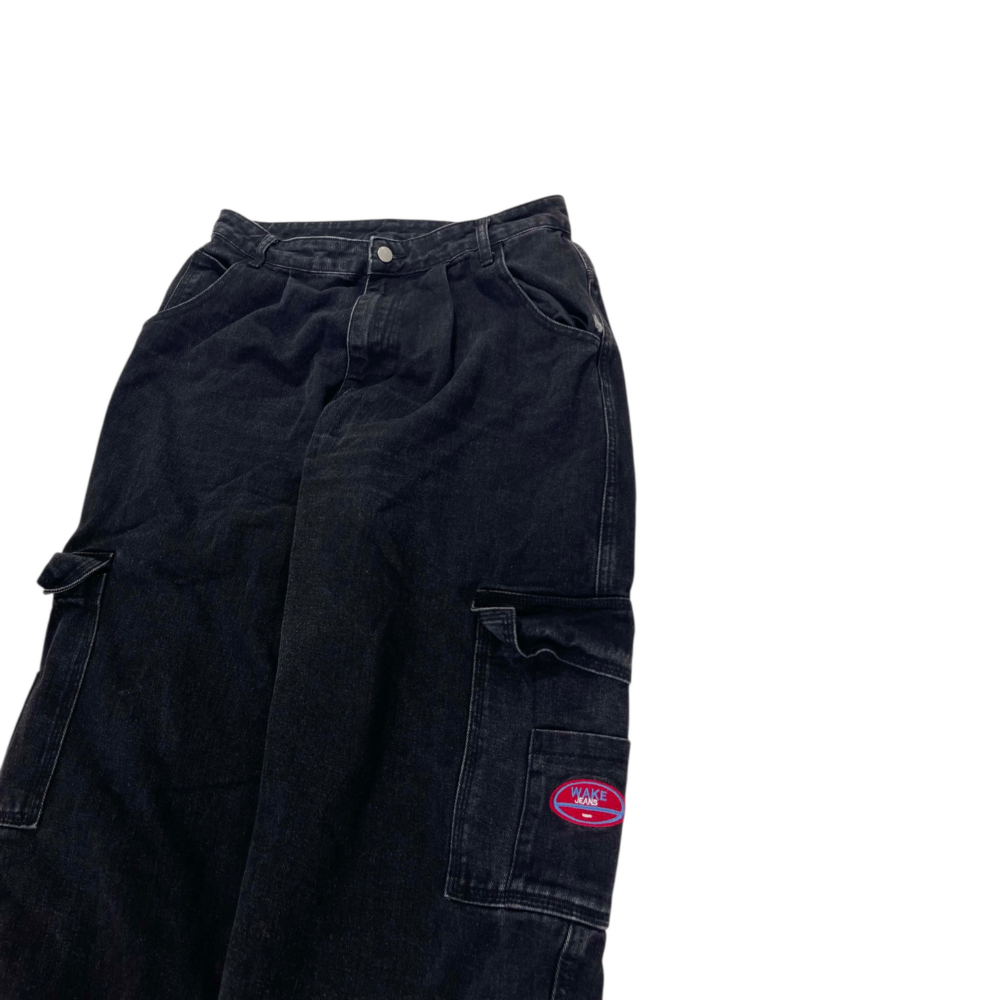 WAKE BLACK CARPENTER JEANS (30)