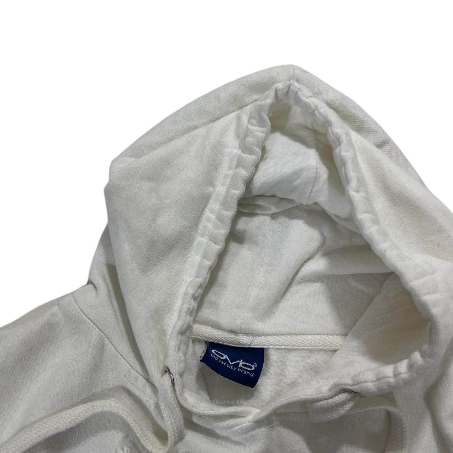 VINTAGE EMBROIDERED PENN STATE WHITE HOODIE (L)