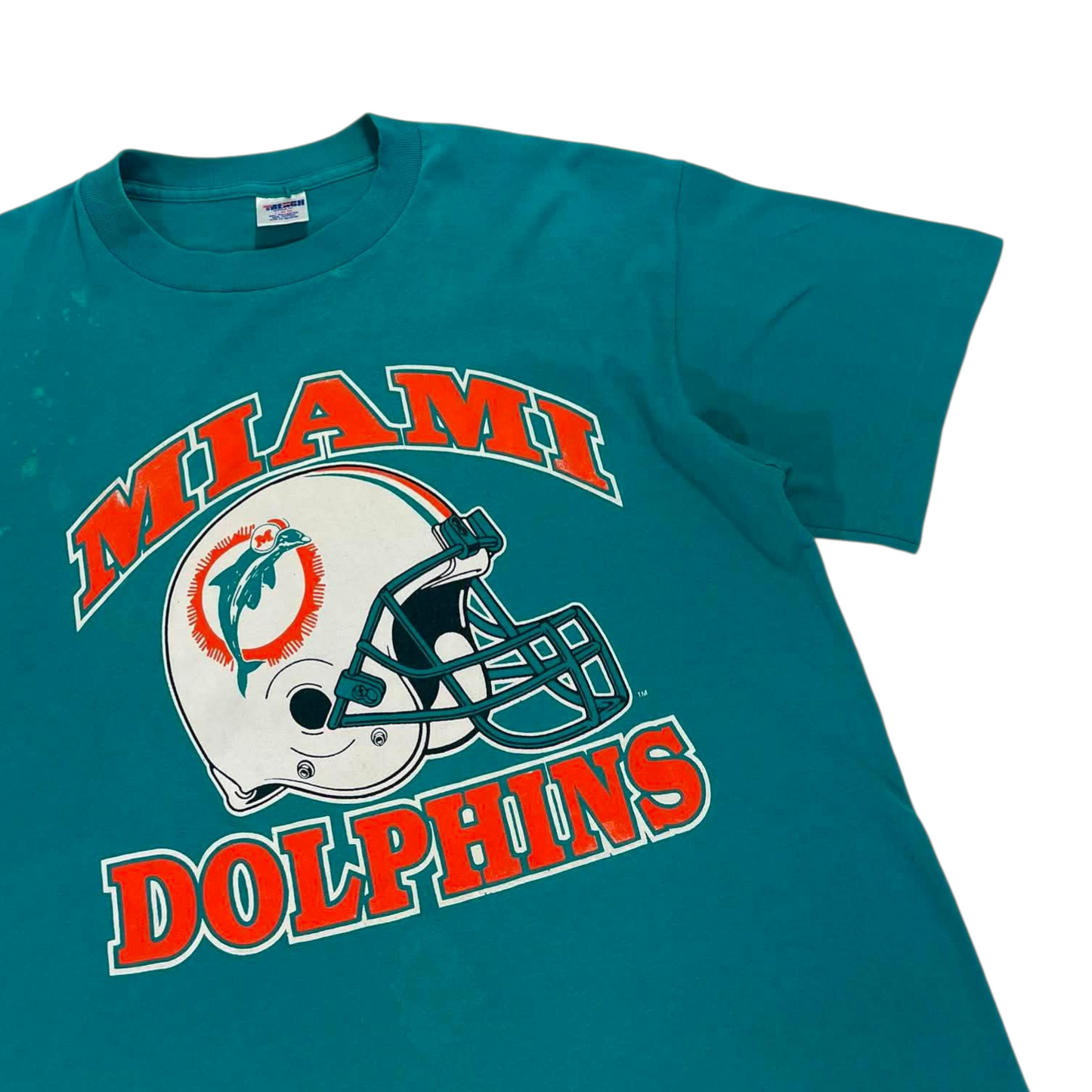 VINTAGE MIAMI DOLPHINS NFL GREEN T-SHIRT (L)