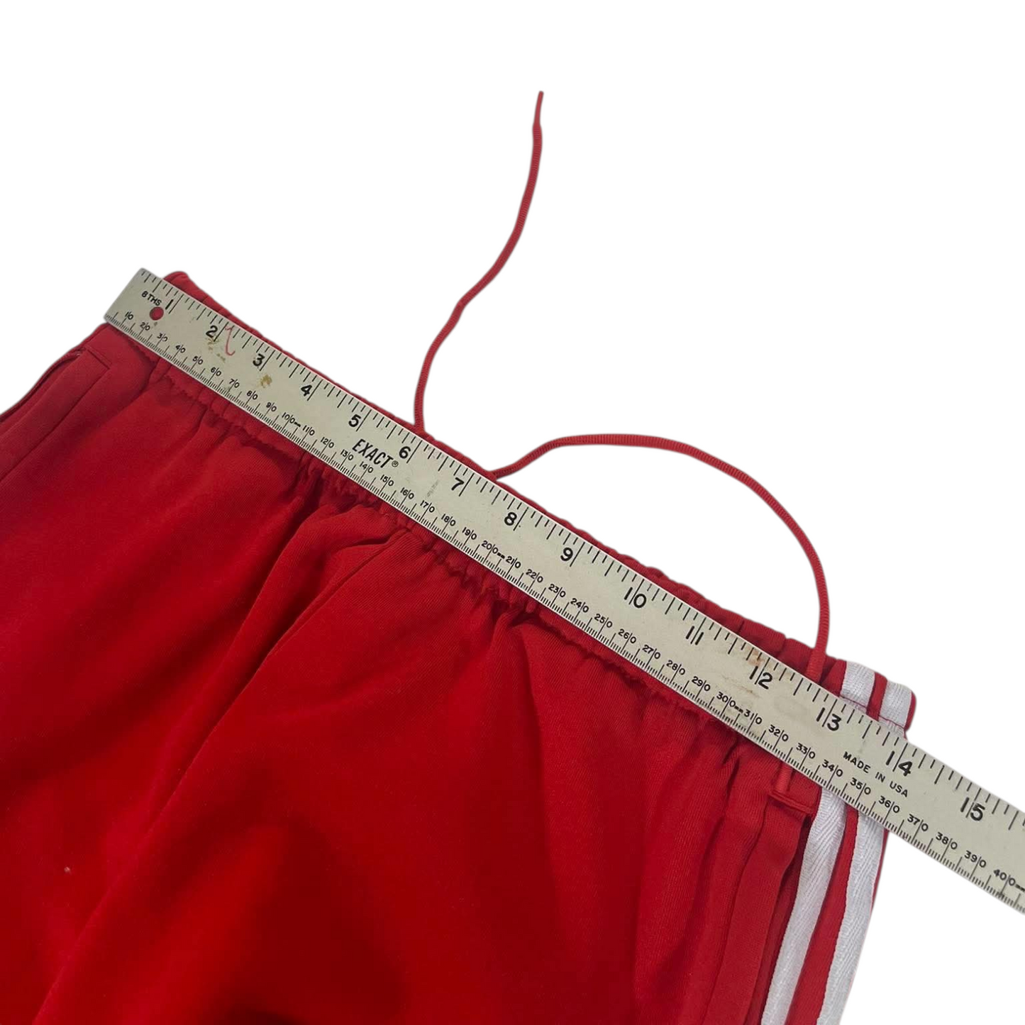 ADIDAS RED TRACK PANTS³ (M)