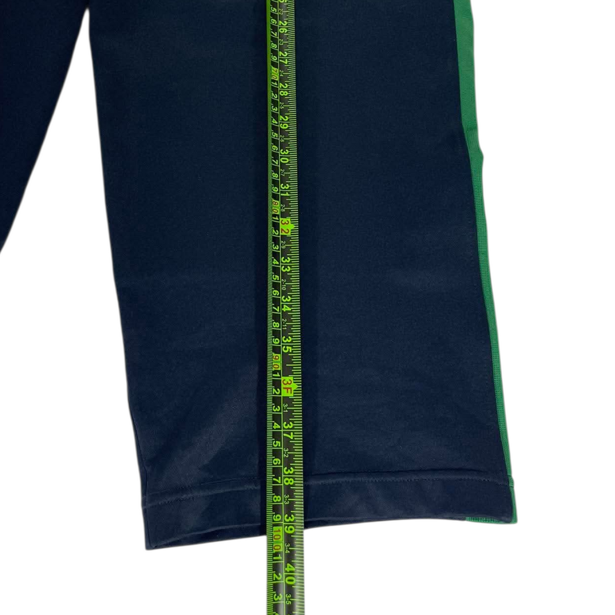 Y2K NIKE NAVY/GREEN TRACK PANTS¹⁴ (BEST FIT M - L)