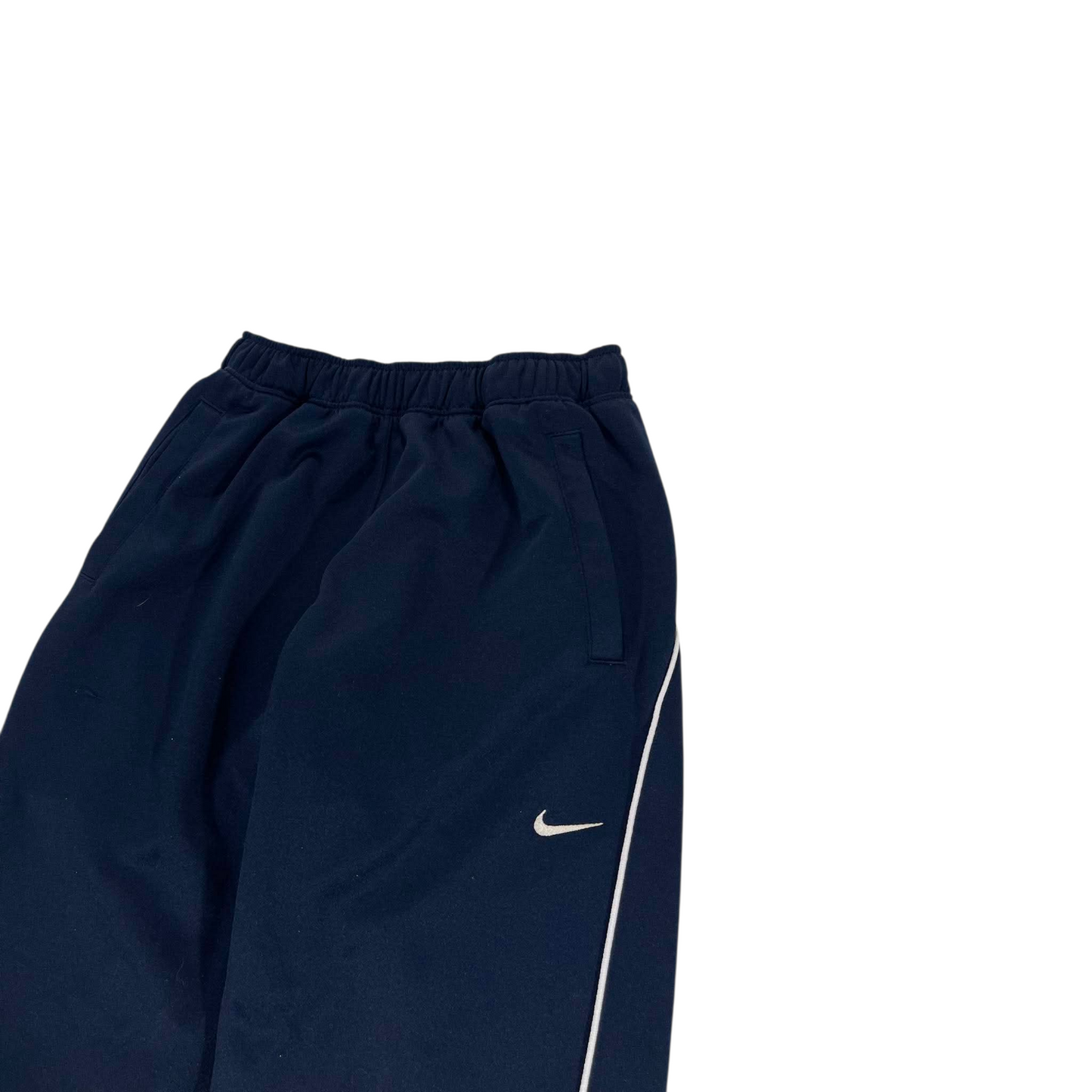 Y2K NIKE NAVY TRACK PANTS (M) ⁸