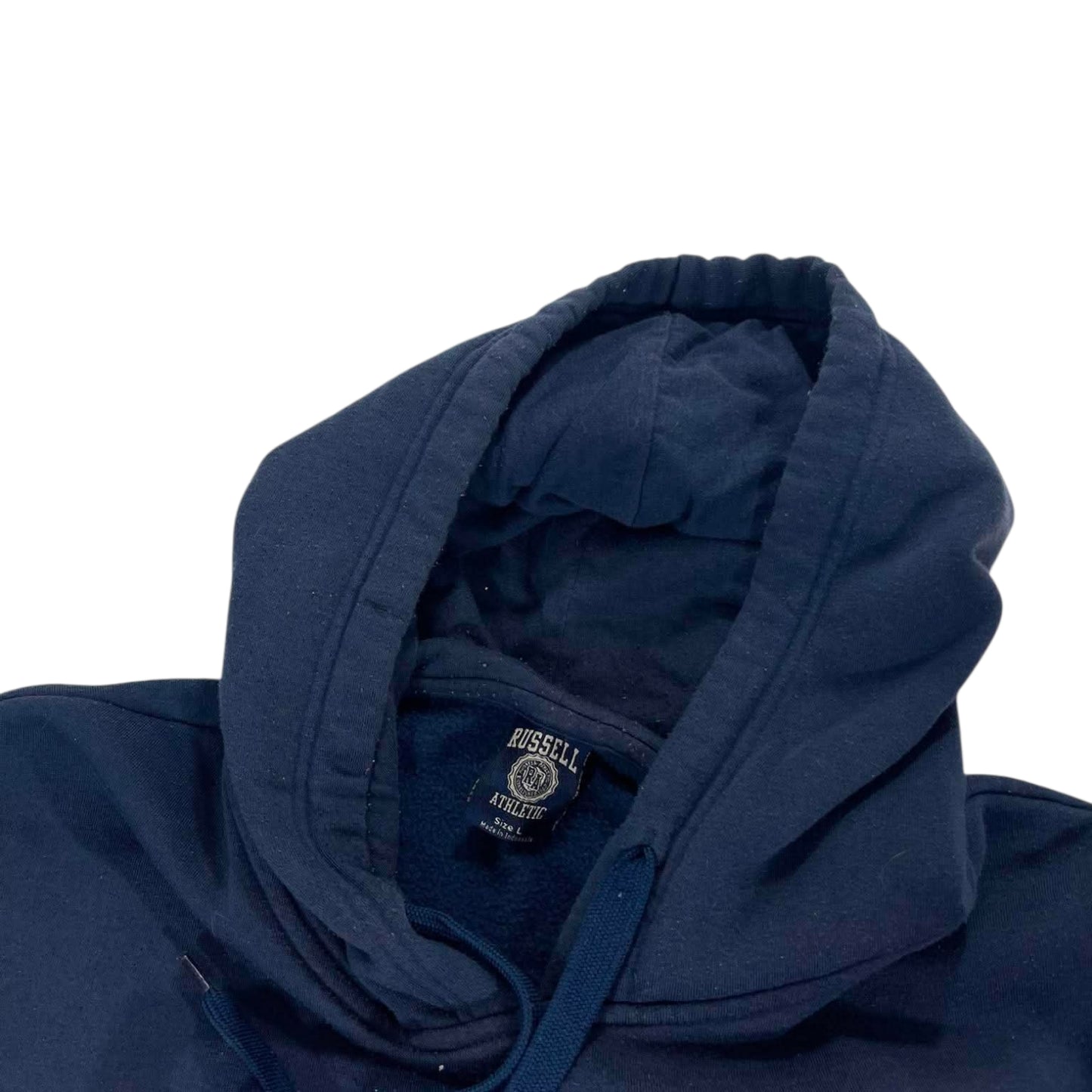 RUSSELL ATHLETIC NAVY BLUE HOODIE (L)