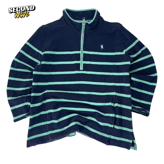 RALPH LAUREN NAVY BLUE QUARTER ZIP SWEATSHIRT (14)