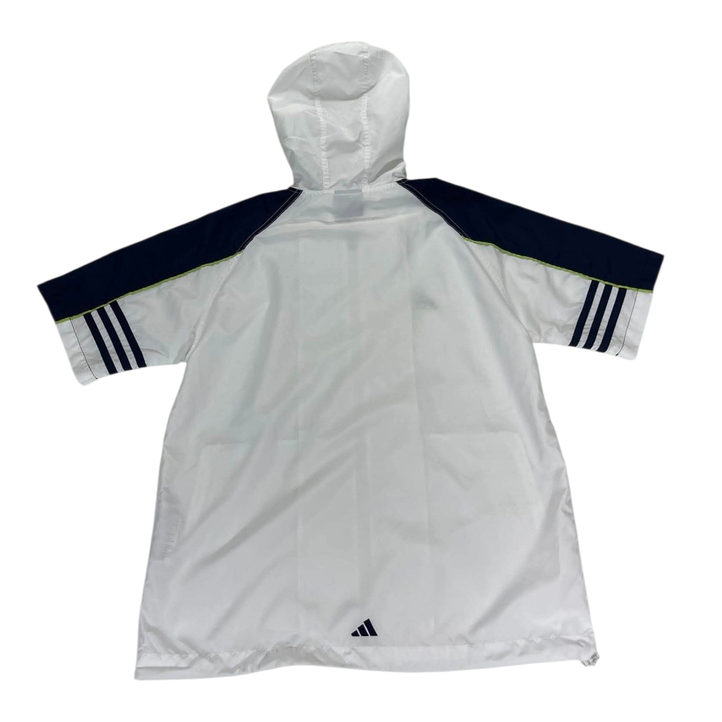 VINTAGE ADIDAS WINDBREAKER WITH HOOD AND ZIPPER (M)