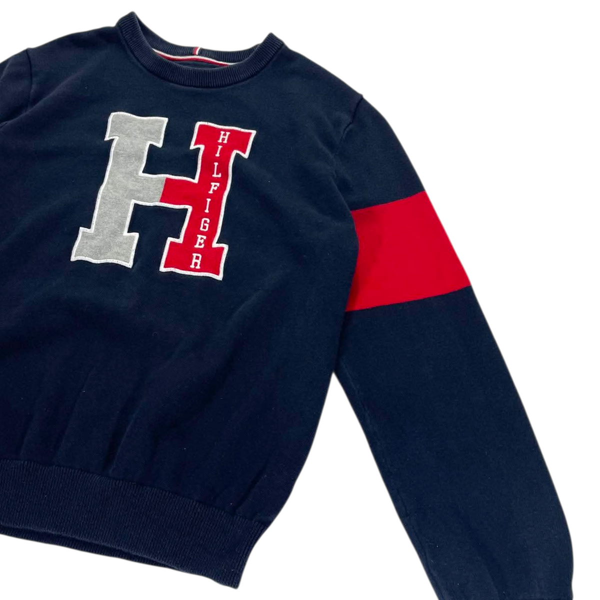 TOMMY HILFIGER NAVY BLUE SWEATER (L)