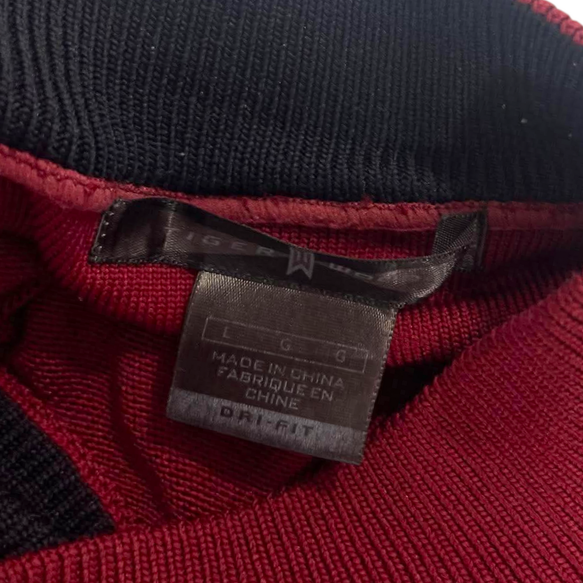 NIKE GOLF BURGUNDY CREWNECK SWEATER (L)