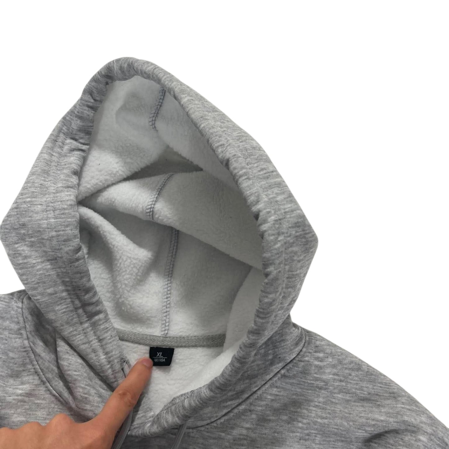 GREY UNIVERSITY OF MICHIGAN HOODIE (L-XL)