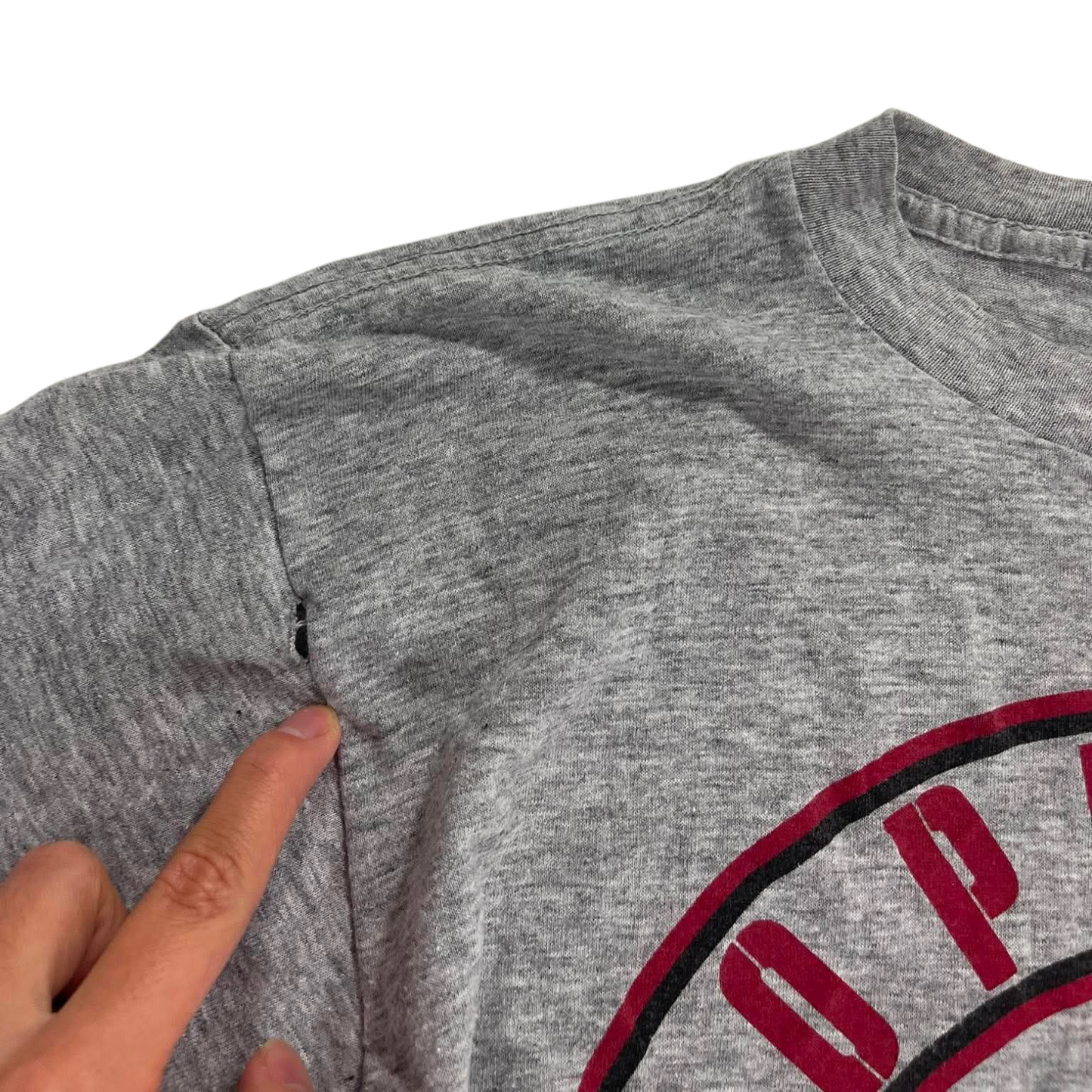 VINTAGE 90S PHILADELPHIA PHILLIES GREY T-SHIRT (S-M)