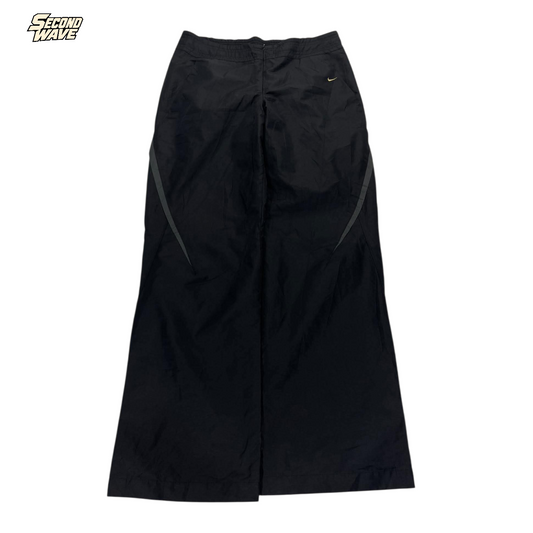 Y2K NIKE BLACK & GREY TRACK PANTS⁵ (M)