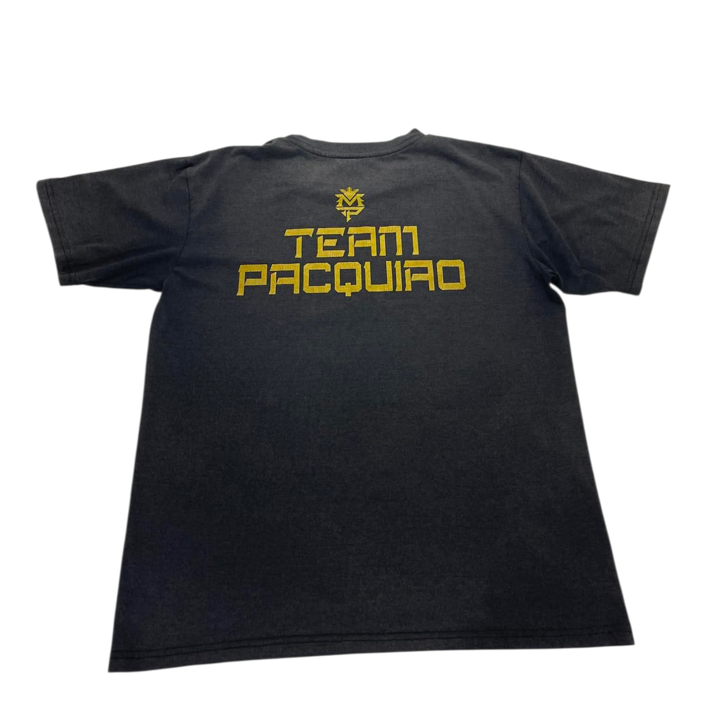 VINTAGE FADED MANNY PACQUIAO BLACK T-SHIRT (M-L)