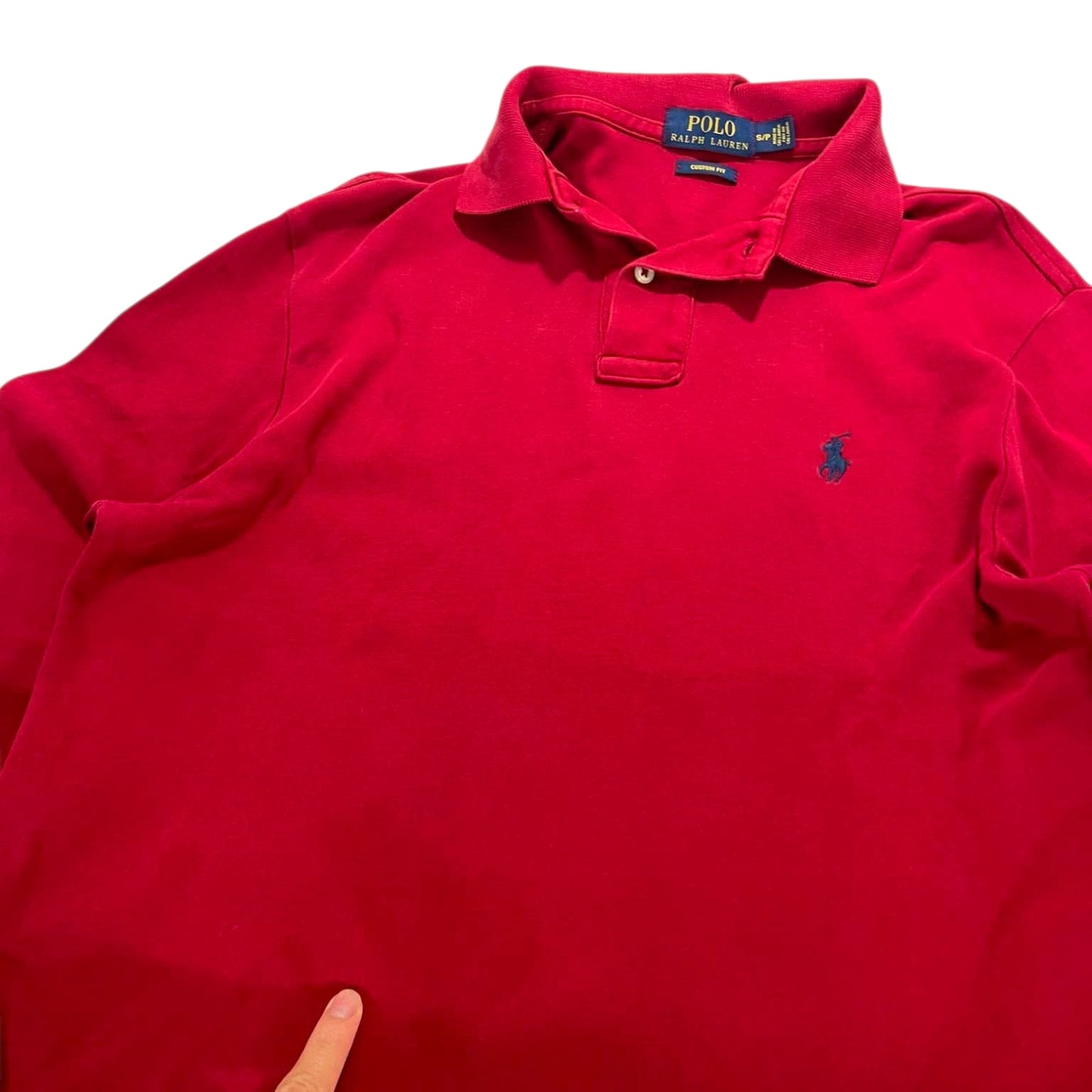 RALPH LAUREN POLO RED LONGSLEEVE (M)