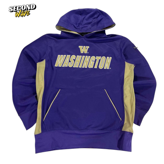 VINTAGE PURPLE UNIVERSITY OF WASHINGTON HUSKIES HOODIE (M)