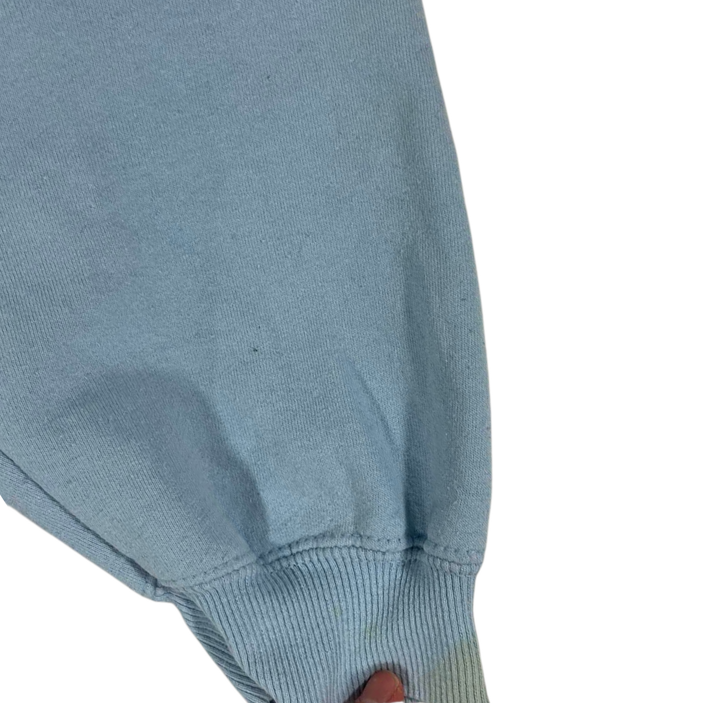 VINTAGE EMBROIDERED UNC TAR HEELS BLUE HOODIE (XXL)