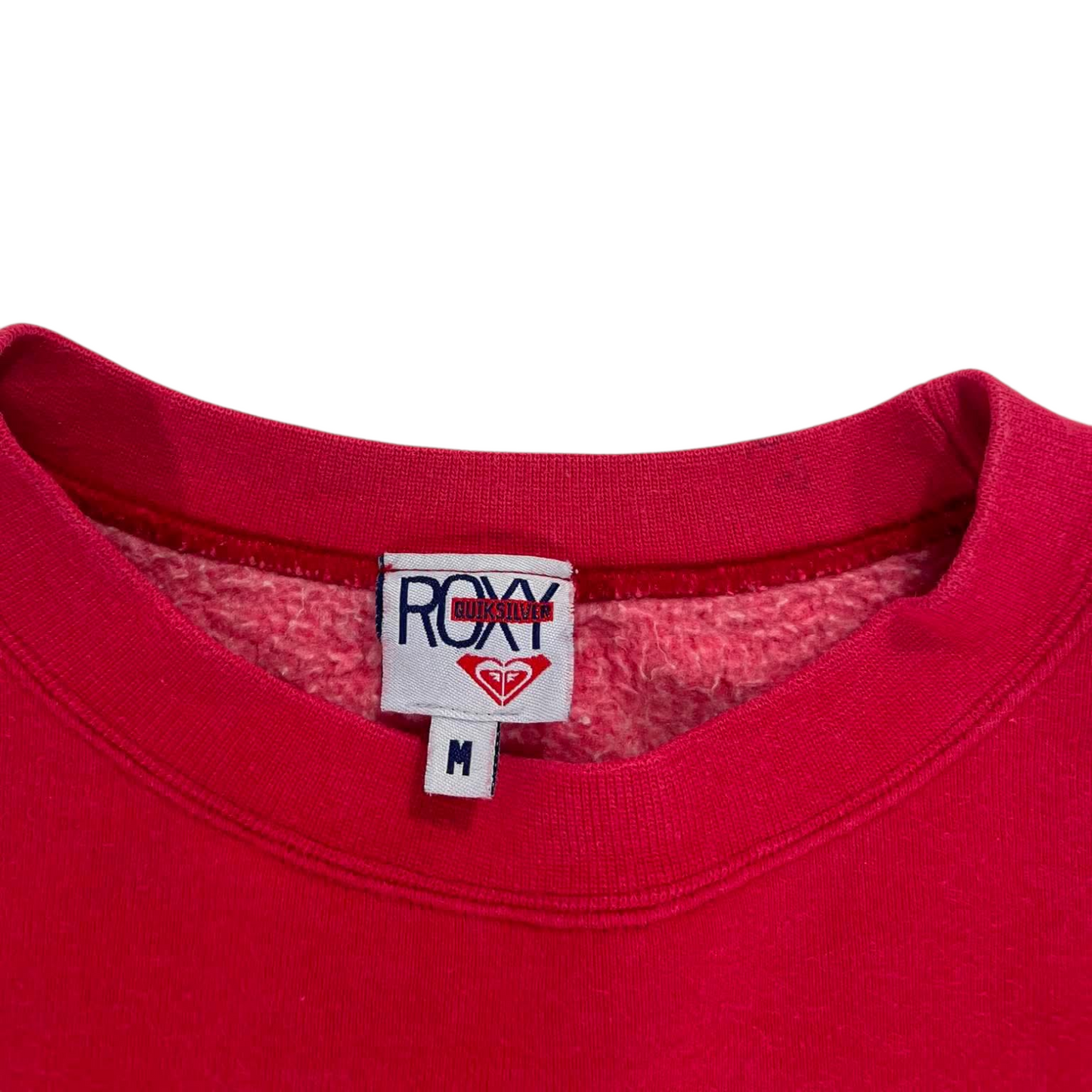 QUICKSILVER RED CREWNECK SWEATSHIRT (M)