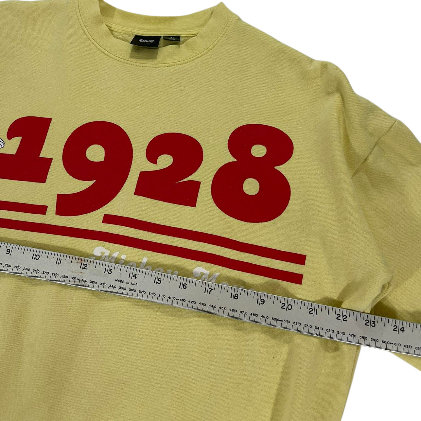 DISNEY MICKEY MOUSE YELLOW SWEATSHIRT (S)