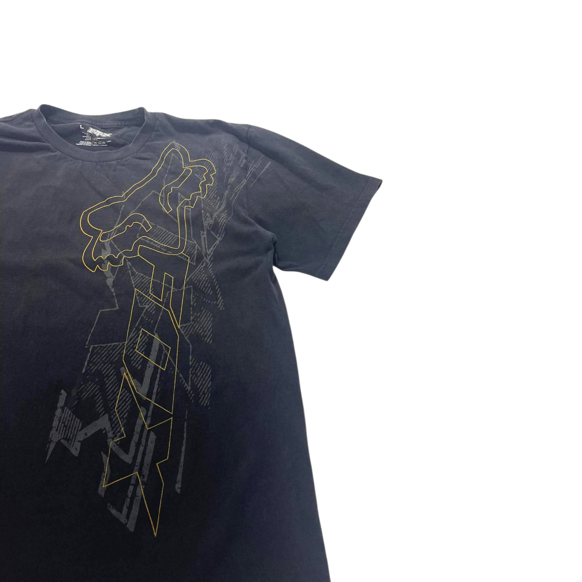 Y2K FOX RACING BLACK T-SHIRT (L)