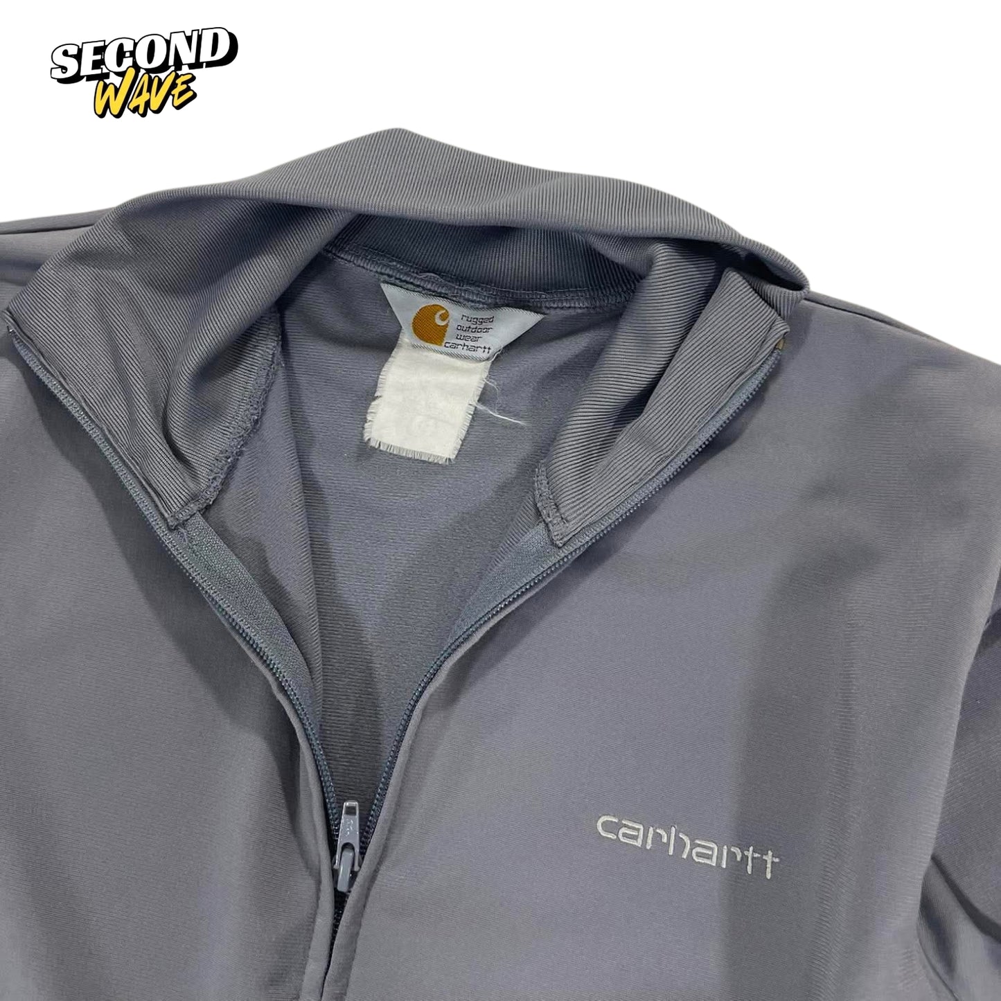 CARHARTT GREY ZIP UP JACKET (L)