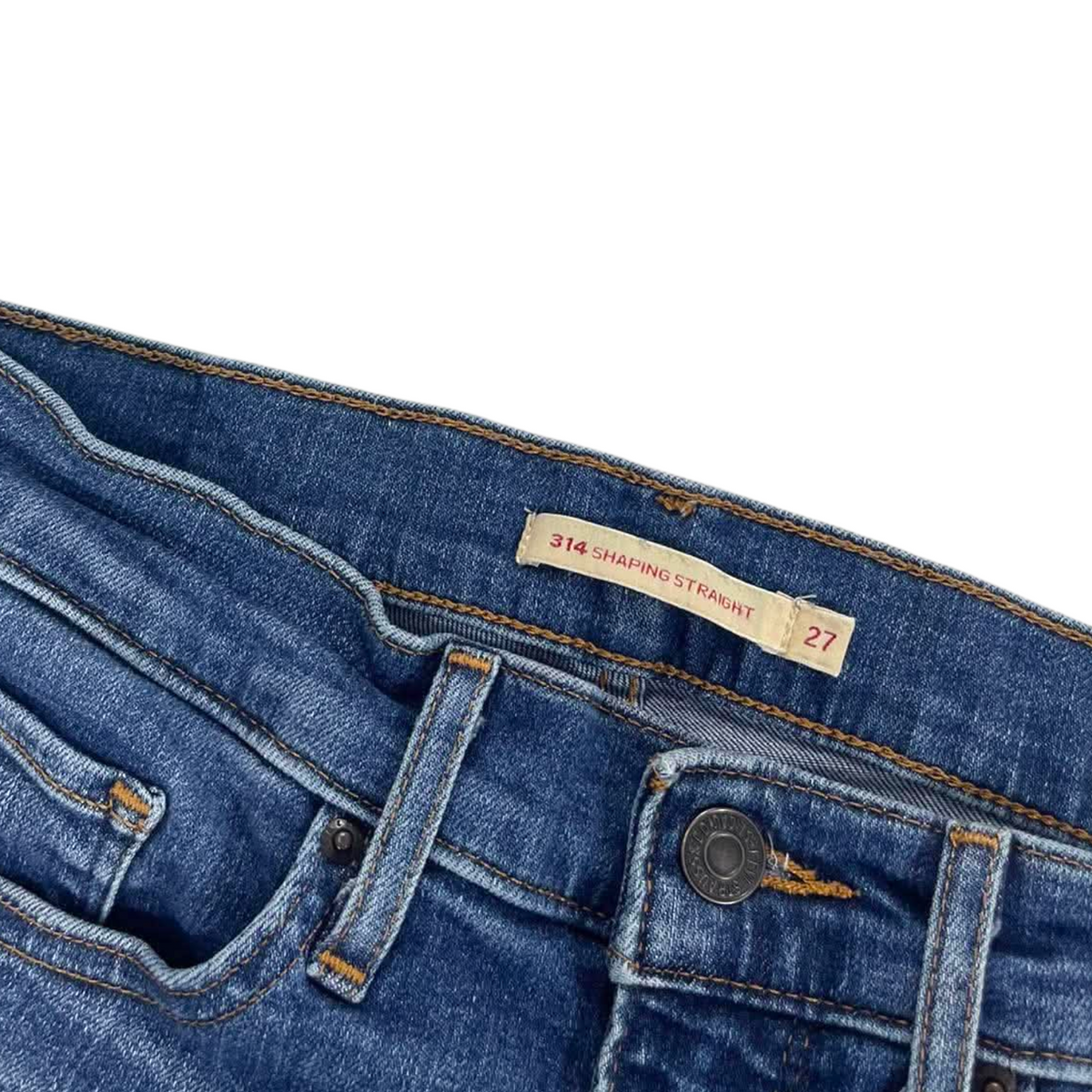 LEVI'S 314 SHAPING STRAIGHT JEANS (27)