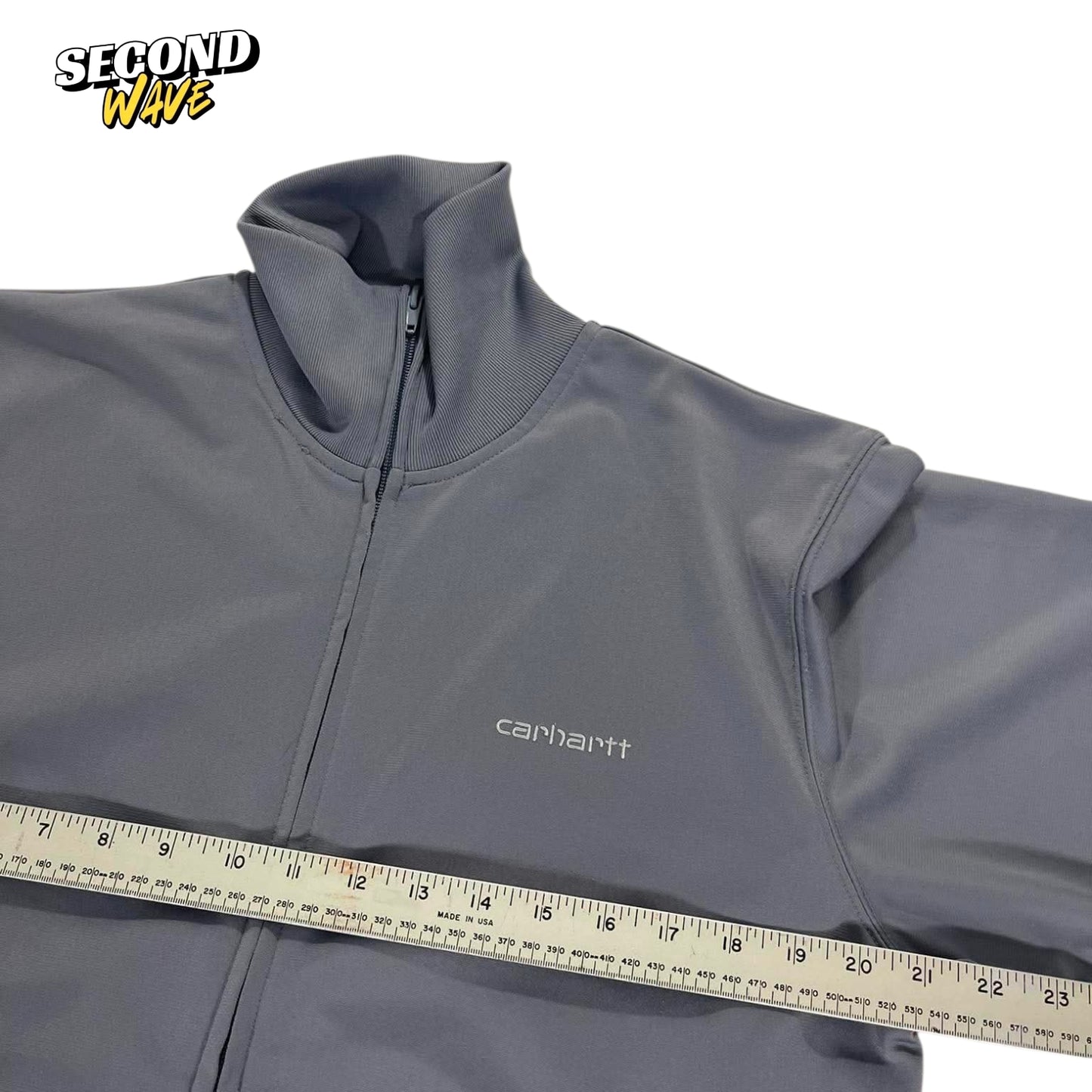 CARHARTT GREY ZIP UP JACKET (L)