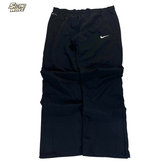 NIKE DRI-FIT BLACK TRACK PANTS (L) ⁷