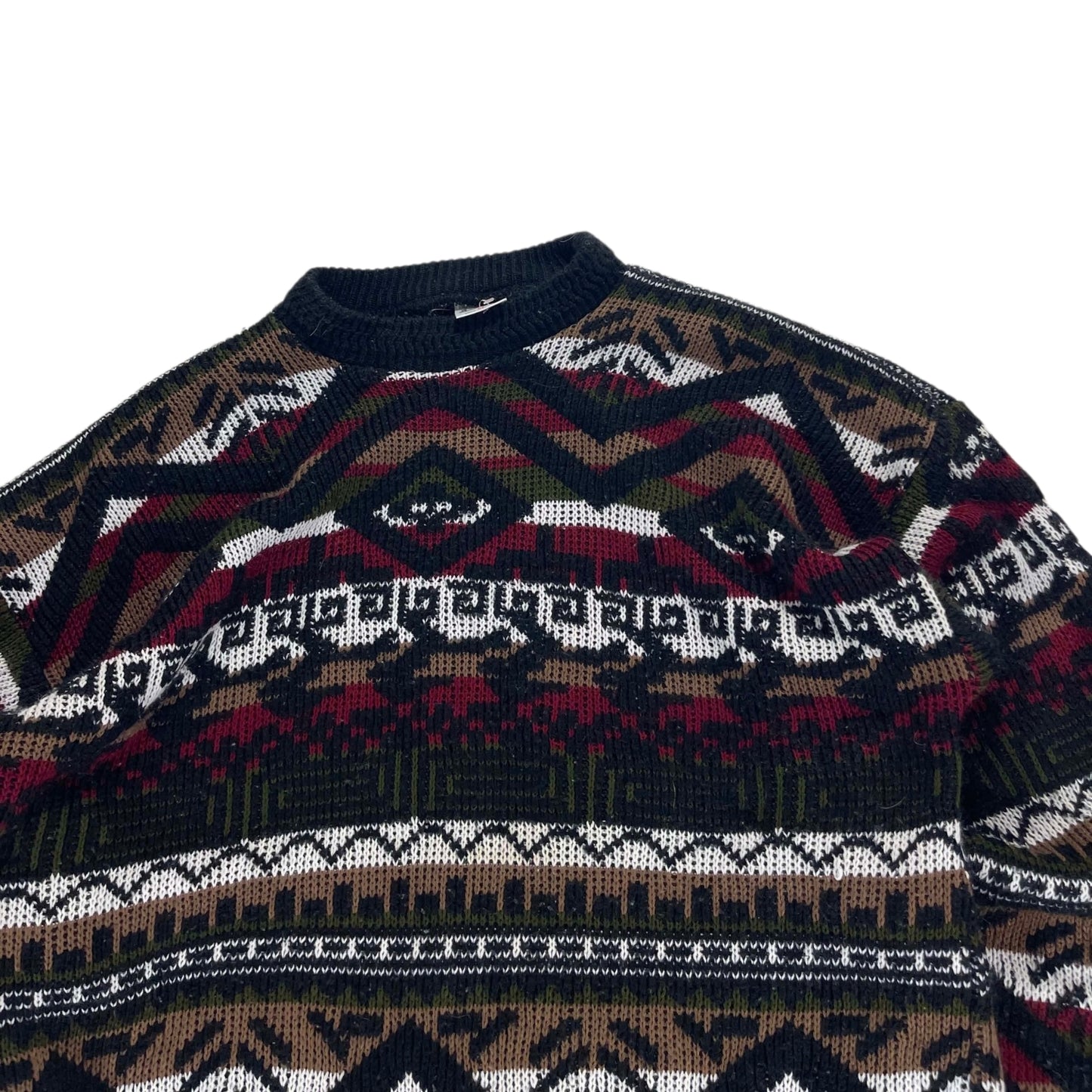 90S VINTAGE ACRYLIC SWEATER (M)