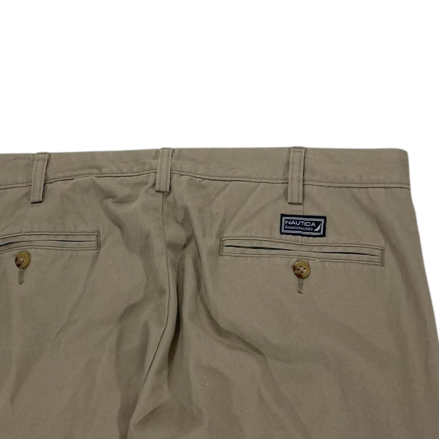 VINTAGE NAUTICA BROWN CHINO PANTS (38)