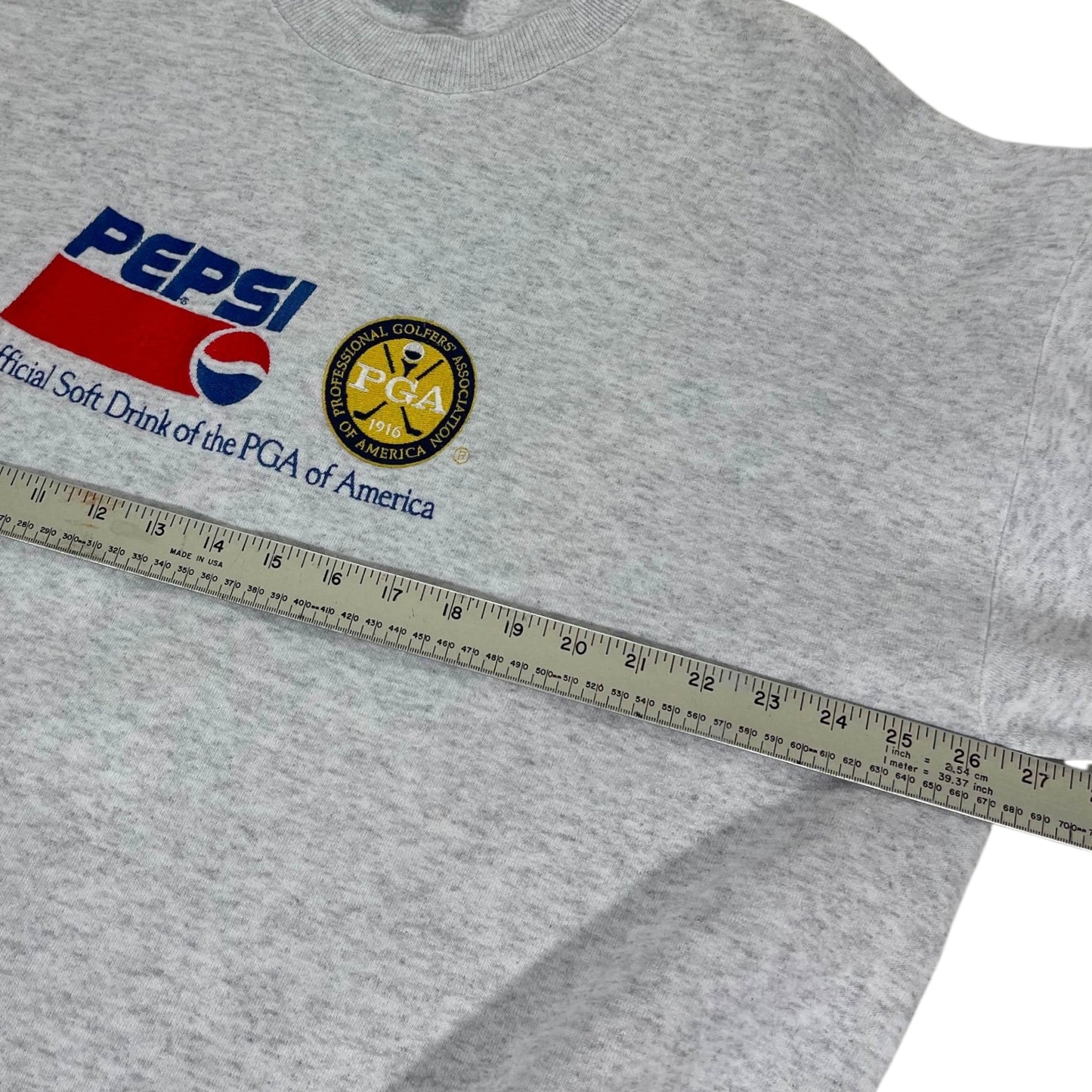 90S LEE GRAY PEPSI CREWNECK SWEATSHIRT (XXL)