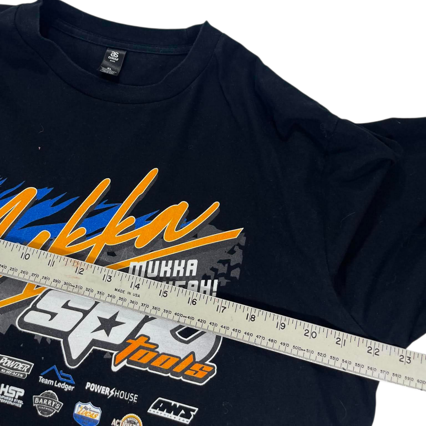 MUKKA MOTORSPORT BLACK LONG SLEEVE SHIRT (L)